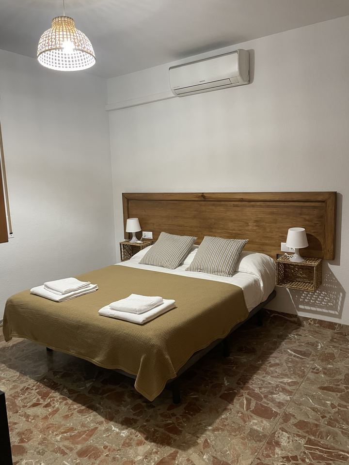 Habitación doble preparada